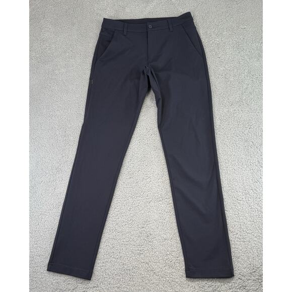 BYLT Premium Basics Everyday Pant 2.0 Slim Fit Men 32 Tall Navy Blue Performance - Picture 2 of 14